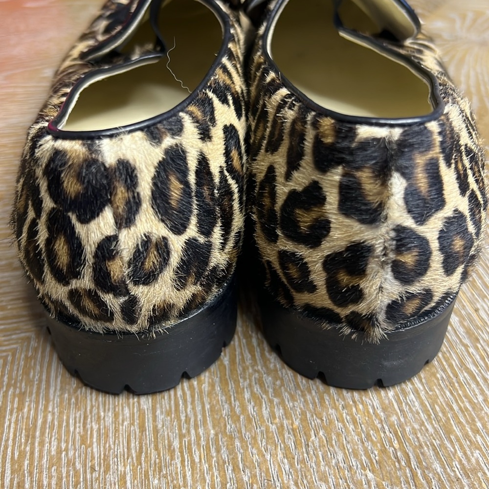 VANESSA NOEL Leopard Chunky Tassel Loafer 41.5 - Picture 7 of 11